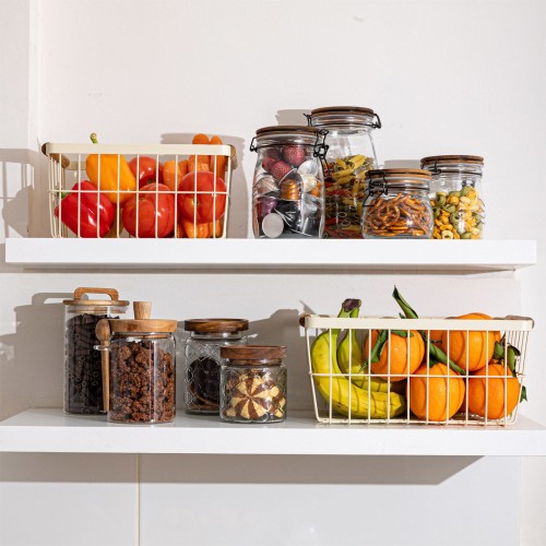 Estia ESTIA ΔΟΧΕΙΟ ΑΠΟΘΗΚΕΥΣΗΣ ALLURE ΓΥΑΛΙΝΟ 500ml ΜΕ ΚΛΙΠ ΚΑΠΑΚΙ