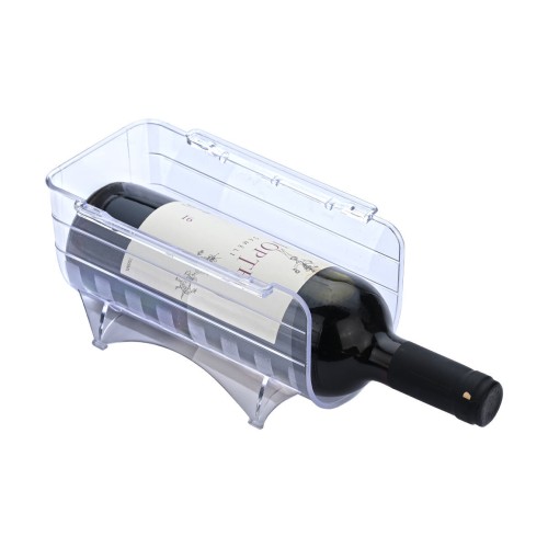 Estia Κουτί οργάνωσης ψυγείου πλαστικό 10x20cm για μπουκάλι κρασι
