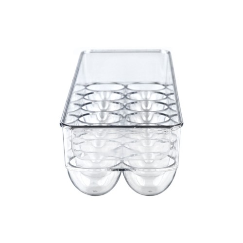 Estia Κουτί οργάνωσης ψυγείου πλαστικό 11x37cm για αυγά