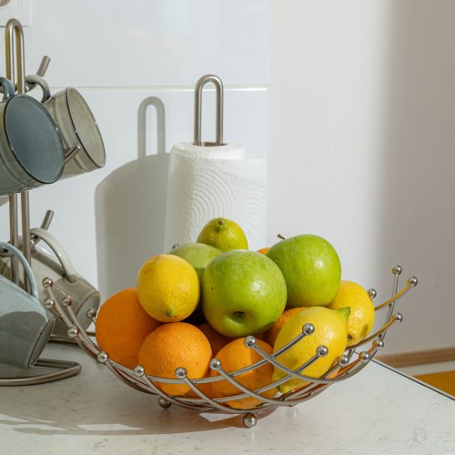 Estia Φρουτιέρα ELEGANT NICKEL απο κράμα ψευδαργύρου