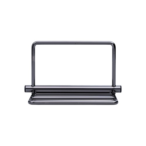 Estia ESTIA ΧΑΡΤΟΠΕΤΣΕΤΟΘΗΚΗ NICKEL BLACK ΑΠΟ ΚΡΑΜΑ ΨΕΥΔΑΡΓΥΡΟΥ