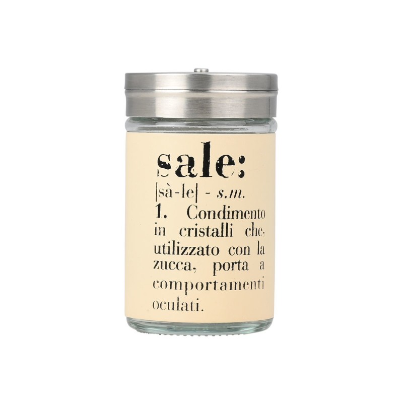 Estia ΔΟΧΕΙΟ ΓΙΑ ΑΛΑΤΙ ALLURE ΓΥΑΛΙΝΟ 4.8x8.2cm ΜΠΕΖ