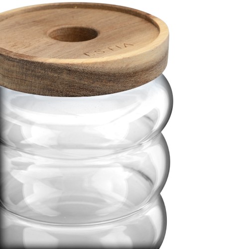 Estia Δοχείο αποθήκευσης ALLURE γυάλινο 500ml 9.5x9.5x12cm