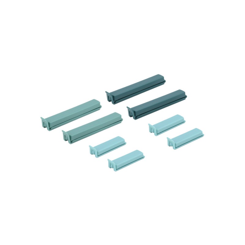 Estia Κλίπ για σακούλες τροφίμων HOMELY  2 διαστάσεων Μέντα 12 τεμ