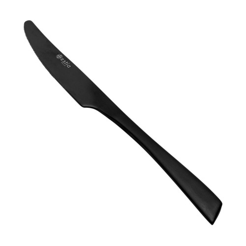Estia ESTIA ΜΑΧΑΙΡΙ ΦΑΓΗΤΟΥ EDGE BLACK ΑΝΟΞΕΙΔΩΤΟ ΑΤΣΑΛΙ 18/0 ΜΑΥΡΟ MAT
