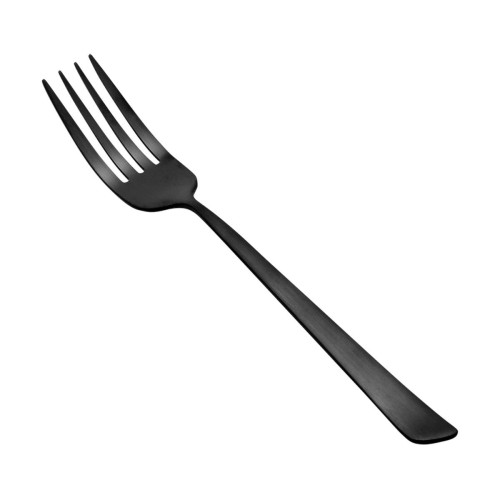 Estia ESTIA ΠΙΡΟΥΝΙ ΦΑΓΗΤΟΥ EDGE BLACK ΑΝΟΞΕΙΔΩΤΟ ΑΤΣΑΛΙ 18/0 ΜΑΥΡΟ MAT