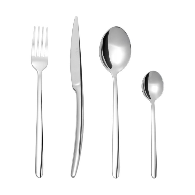 Estia ESTIA ΣΕΤ ΜΑΧΑΙΡΟΠΙΡΟΥΝΑ CONTOUR ΑΝΟΞΕΙΔΩΤΟ ΑΤΣΑΛΙ 18/0 24 ΤΕΜ.