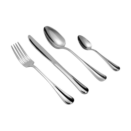 Estia ESTIA ΣΕΤ ΜΑΧΑΙΡΟΠΙΡΟΥΝΑ GRACE SHINE ΑΝΟΞΕΙΔΩΤΟ ΑΤΣΑΛΙ 18/0 24 ΤΕΜ.