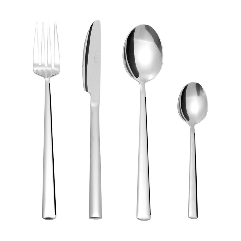 Estia ESTIA ΣΕΤ ΜΑΧΑΙΡΟΠΙΡΟΥΝΑ PRESTIGE SILVER ΑΝΟΞΕΙΔΩΤΟ ΑΤΣΑΛΙ 18/0 24 ΤΕΜ.