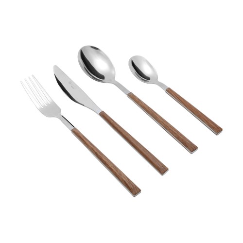 Estia ESTIA ΣΕΤ ΜΑΧΑΙΡΟΠΙΡΟΥΝΑ SAVANNA ΑΝΟΞΕΙΔΩΤΟ ΑΤΣΑΛΙ 18/0 24 ΤΕΜ.