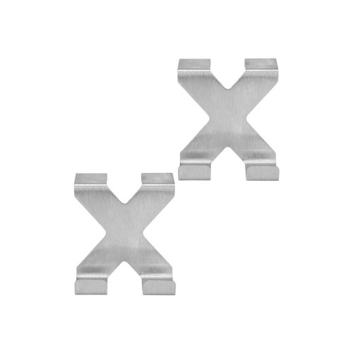 Estia ESTIA ΚΡΕΜΑΣΤΡΑ ΔΙΠΛΗ ΜΕΤΑΛΙΚΗ ΙΝΟΞ ΣΕΤ 2 TEM.