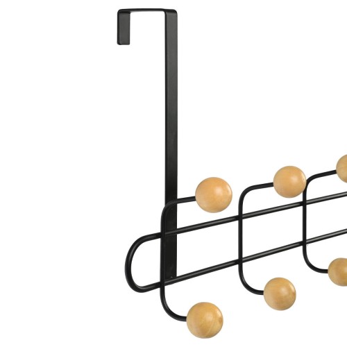 Estia ESTIA ΚΡΕΜΑΣΤΡΑ ΠΟΡΤΑΣ ΜΕΤΑΛΛΙΚΗ 52x7.5x23cm 10 ΘΕΣΕΩΝ ΜΑΥΡΗ