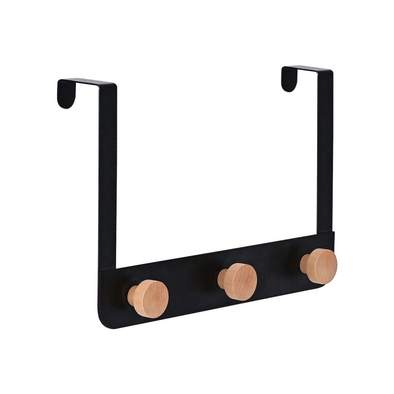 Estia ESTIA ΚΡΕΜΑΣΤΡΑ ΠΟΡΤΑΣ ΤΡΙΠΛΗ ΜΕΤΑΛΛΙΚΗ ΜΑΥΡΗ