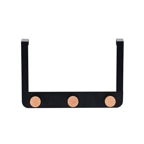 Estia ESTIA ΚΡΕΜΑΣΤΡΑ ΠΟΡΤΑΣ ΤΡΙΠΛΗ ΜΕΤΑΛΛΙΚΗ ΜΑΥΡΗ