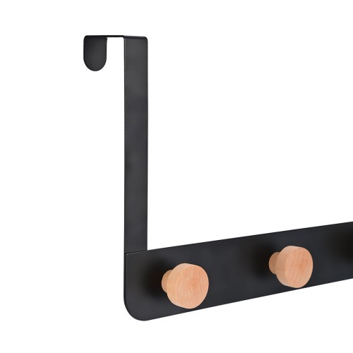 Estia ESTIA ΚΡΕΜΑΣΤΡΑ ΠΟΡΤΑΣ ΤΡΙΠΛΗ ΜΕΤΑΛΛΙΚΗ ΜΑΥΡΗ