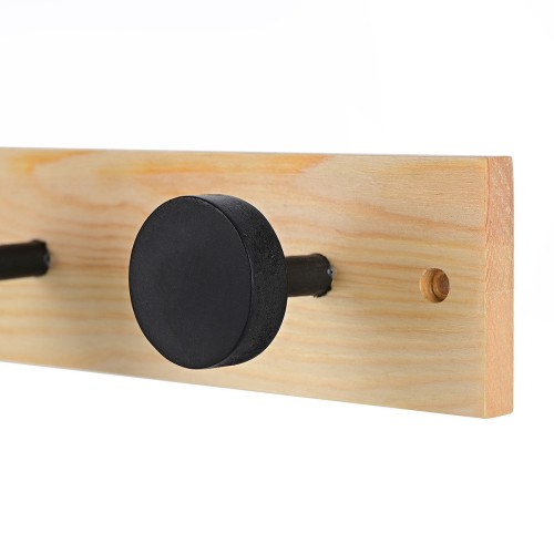 Estia ESTIA ΚΡΕΜΑΣΤΡΑ ΤΟΙΧΟΥ ΞΥΛΙΝΗ 40x6x6cm 4 ΘΕΣΕΩΝ