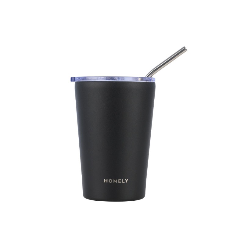 Estia Θερμός Mug HOMELY  400ml Midnight Black