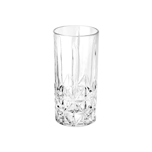 Estia Ποτήρια νερού Hobstar γυάλινο 385ml (Σετ 8 τεμ.)