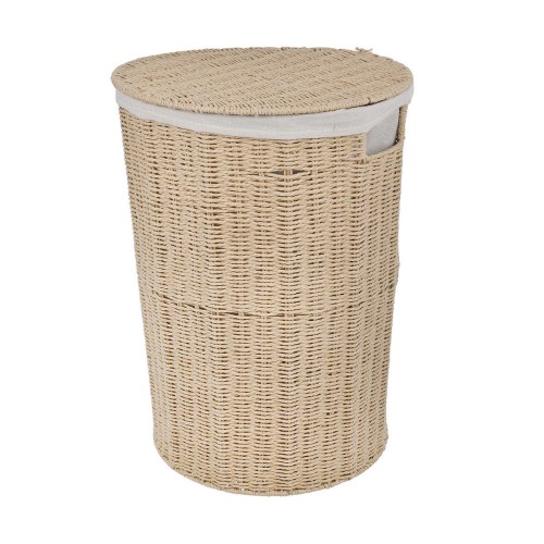 Estia ESTIA ΚΑΛΑΘΙ ΑΠΛΥΤΩΝ BOTANICA 40x40x55cm ME ΕΣΩΤΕΡΙΚΗ ΕΠΕΝΔΥΣΗ & ΚΑΠΑΚΙ