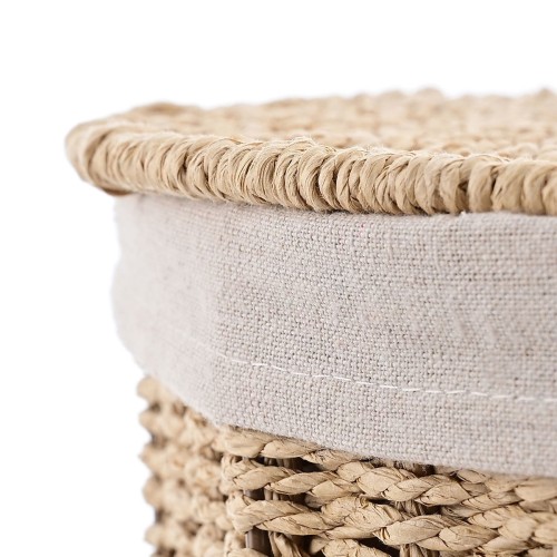 Estia ESTIA ΚΑΛΑΘΙ ΑΠΛΥΤΩΝ BOTANICA 40x40x55cm ME ΕΣΩΤΕΡΙΚΗ ΕΠΕΝΔΥΣΗ & ΚΑΠΑΚΙ