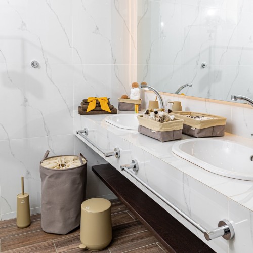 Estia ESTIA ΚΑΛΑΘΙ ΑΠΛΥΤΩΝ FJORD ΜΕ ΧΕΡΟΥΛΙΑ 36x36x50cm DRIFTWOOD