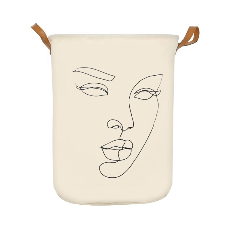 Estia ESTIA ΚΑΛΑΘΙ ΑΠΛΥΤΩΝ LINE ART 60lt ΠΤΥΣΣΟΜΕΝΟ ΜΕ ΧΕΡΟΥΛΙΑ 40x40x50cm