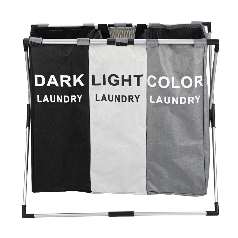 Estia ESTIA ΚΑΛΑΘΙ ΑΠΛΥΤΩΝ ΠΤΥΣΣΟΜΕΝΟ 3 ΘΕΣΕΩΝ ΜΑΥΡΟ-ΓΚΡΙ-ΛΕΥΚΟ