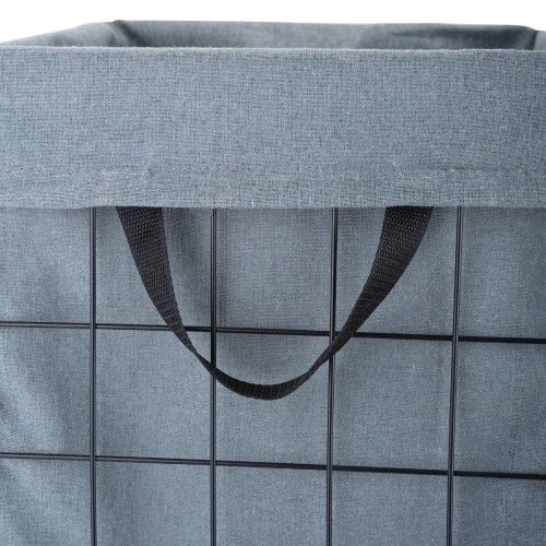 Estia Καλάθι απλύτων CAGE μεταλλικό αναδιπλούμενο 35x40x55cm