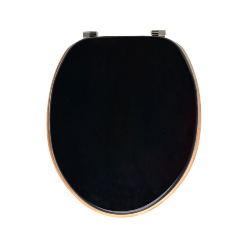 Estia Καπάκι λεκάνης Bamboo Essentials Μαύρο