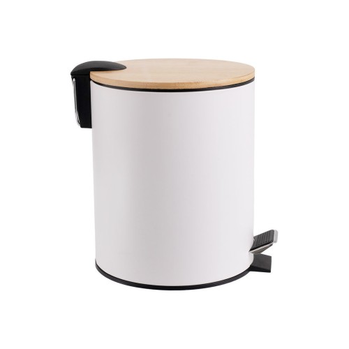 Estia ESTIA ΧΑΡΤΟΔΟΧΕΙΟ ΜΠΑΝΙΟΥ BAMBOO ESSENTIALS SOFT CLOSE 5lt ΛΕΥΚΟ