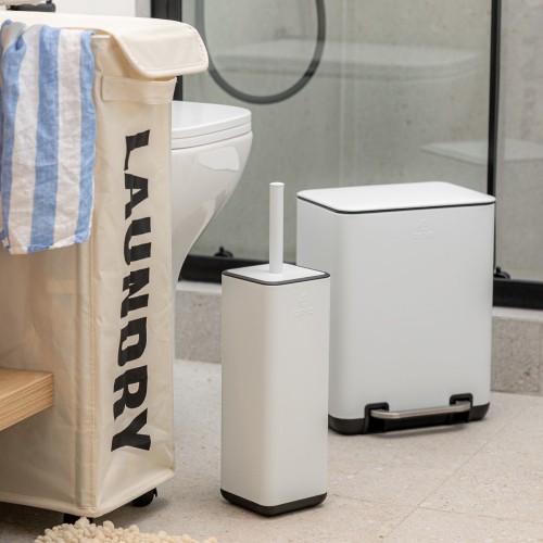 Estia ESTIA ΧΑΡΤΟΔΟΧΕΙΟ ΜΠΑΝΙΟΥ CUBIC SOFT CLOSE 6lt ΛΕΥΚΟ