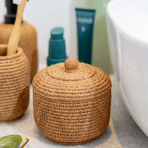 Estia Δοχείο για βαμβάκι ROPE ρητίνης