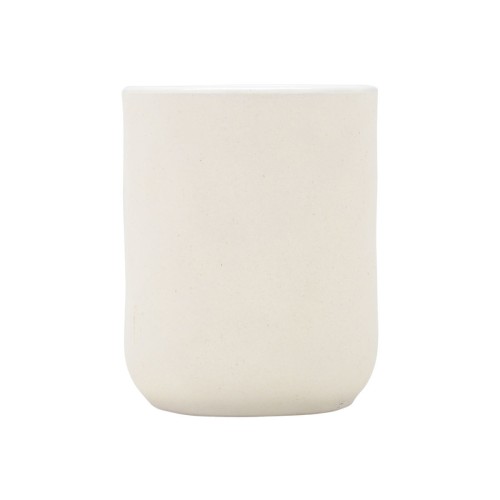 Estia Ποτηράκι μπάνιου RIPPLE Κεραμικό Λευκό