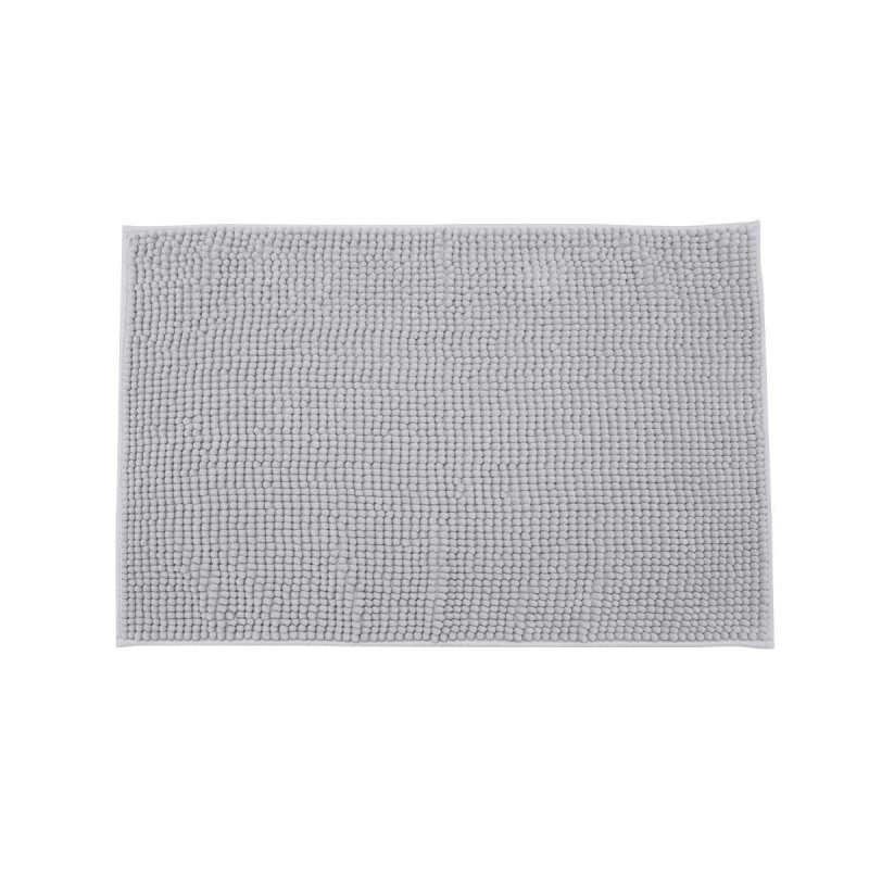 Estia ESTIA ΤΑΠΕΤΟ ΜΠΑΝΙΟΥ BEADS 80x50cm ΠΟΛΥΕΣΤΕΡΑ ΓΚΡΙ ΑΝΟΙΧΤΟ