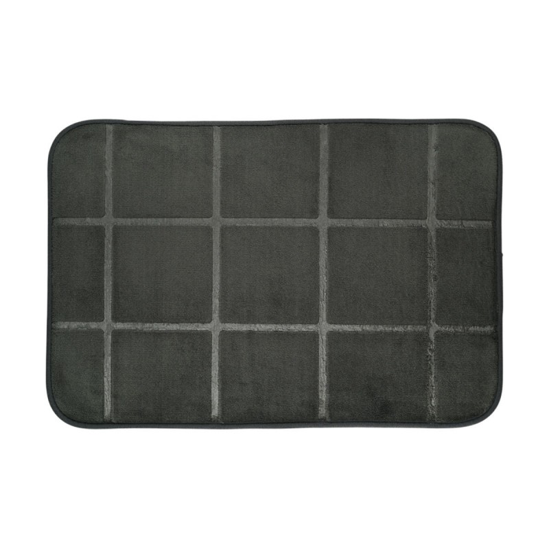 Estia Ταπέτα μπάνιου TILES 40x60cm Μαύρο