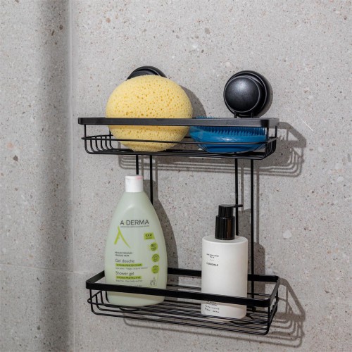 Estia ESTIA ΕΤΑΖΕΡΑ ΜΕ ΒΕΝΤΟΥΖΕΣ ΙΣΙΑ 2 ΘΕΣΕΩΝ ΜΑΥΡΗ