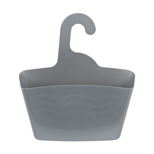 Estia Θήκη οργάνωσης μπάνιου κρεμαστή 24x7x25cm Γκρί