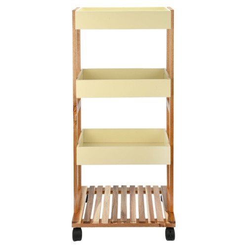 Estia ESTIA ΤΡΟΛΕΪ ΑΠΟΘΗΚΕΥΣΗΣ ALLURE 4 ΕΠΙΠΕΔΩΝ IVORY