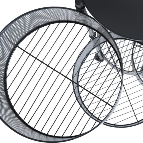 Estia ESTIA ΤΡΟΛΕΪ ΑΠΟΘΗΚΕΥΣΗΣ ΜΕΤΑΛΛΙΚΟ ΜΕ 5 ΣΥΡΤΑΡΙΑ ΜΑΥΡΟ