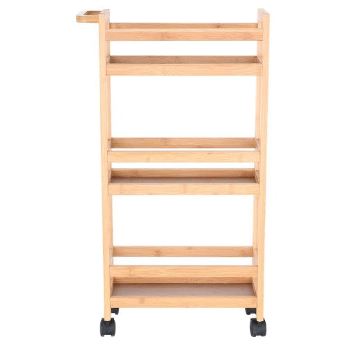 Estia Τρόλεϊ οργάνωσης ΒΑΜΒΟΟ ESSENTIALS 3 επιπέδων 36x15x74cm