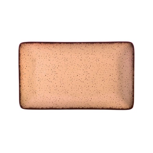 Estia ESTIA ΠΙΑΤΕΛΑ ΟΡΘΟΓΩΝΙΑ TERRA ΠΟΡΣΕΛΑΝΙΝΗ 31x21cm SALMON