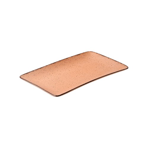 Estia ESTIA ΠΙΑΤΕΛΑ ΟΡΘΟΓΩΝΙΑ TERRA ΠΟΡΣΕΛΑΝΙΝΗ 27x16cm SALMON