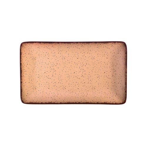 Estia ESTIA ΠΙΑΤΕΛΑ ΟΡΘΟΓΩΝΙΑ TERRA ΠΟΡΣΕΛΑΝΙΝΗ 27x16cm SALMON