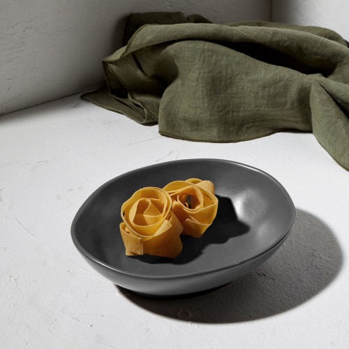 Estia ESTIA ΠΙΑΤΟ ΒΑΘΥ MARE STONEWARE 22cm GRAPHITE