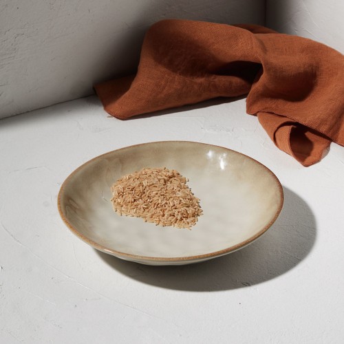 Estia ESTIA ΠΙΑΤΟ ΒΑΘΥ VIGNETTE STONEWARE 23cm IVORY