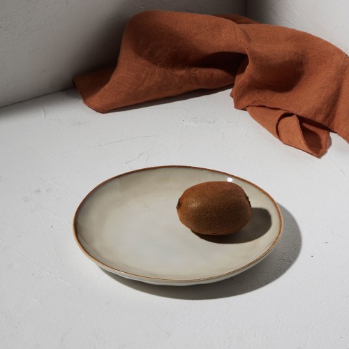 Estia ESTIA ΠΙΑΤΟ ΡΗΧΟ VIGNETTE STONEWARE 21cm IVORY