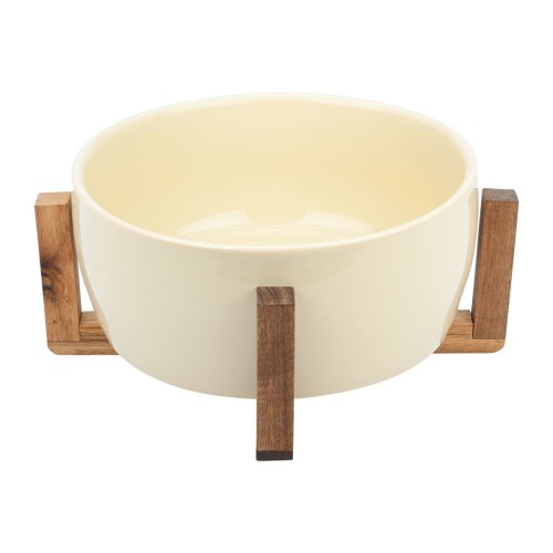 Estia Σαλατιέρα Allure 28cm με βάση Ivory