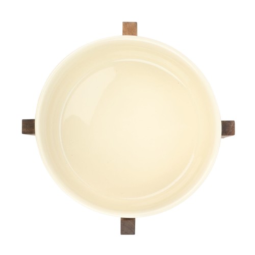 Estia Σαλατιέρα Allure 28cm με βάση Ivory