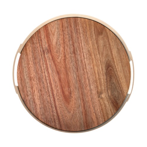 Estia Δίσκος σερβιρίσματος Allure μεταλλικός Ivory