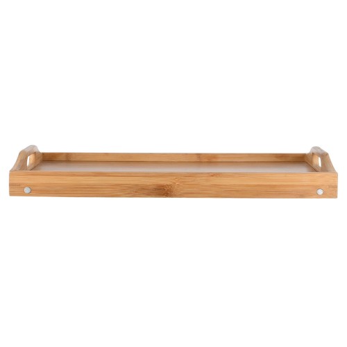 Estia Δίσκος σερβιρίσματος Bamboo Essentials 50x30x21cm με αναδιπλούμενα πόδια